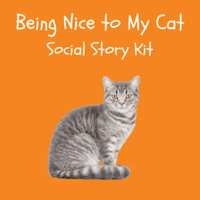 Being Nice to My Cat Social Story Kit kit cover