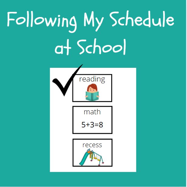 Following My Schedule at School kit cover