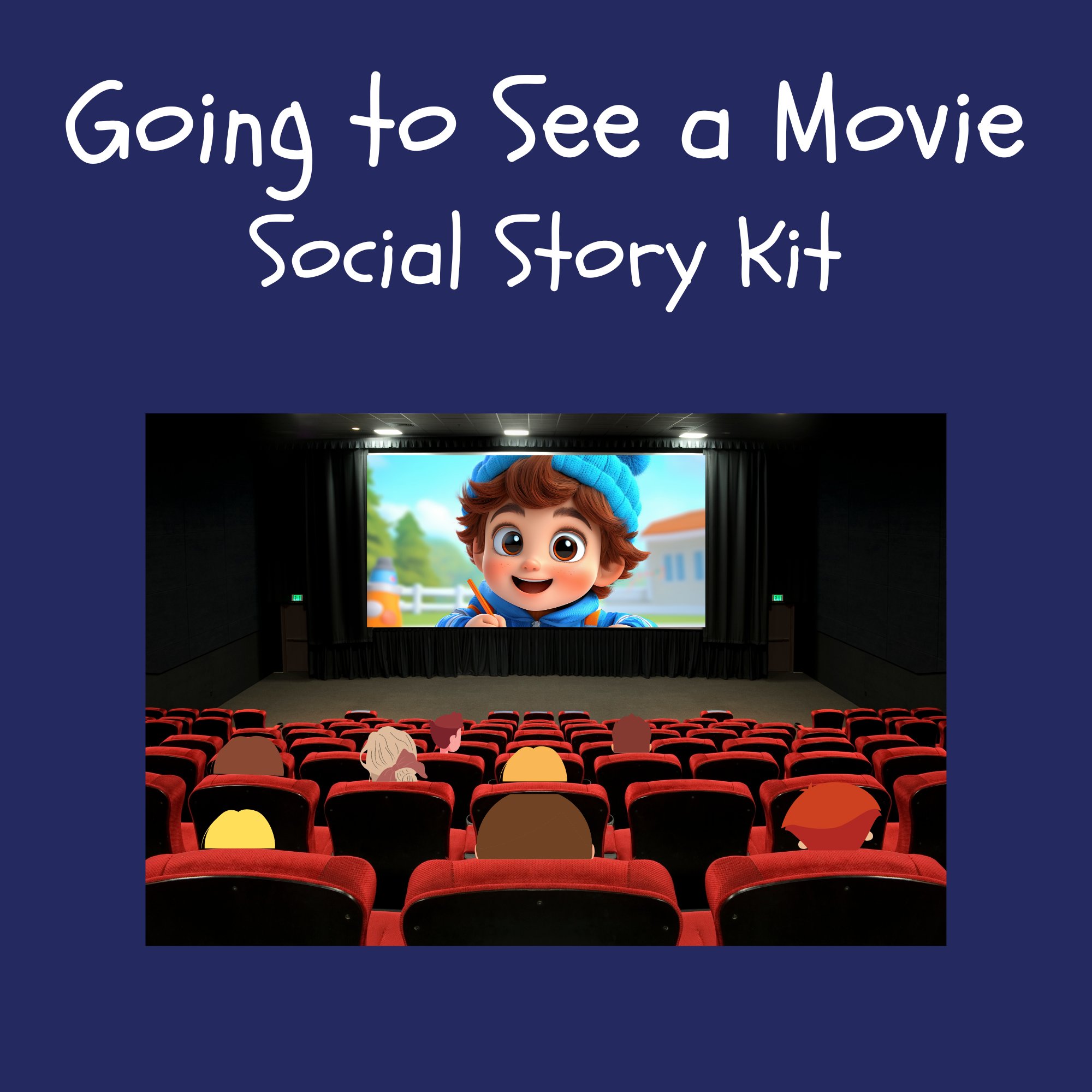 Going to See a Movie Social Story Kit kit cover