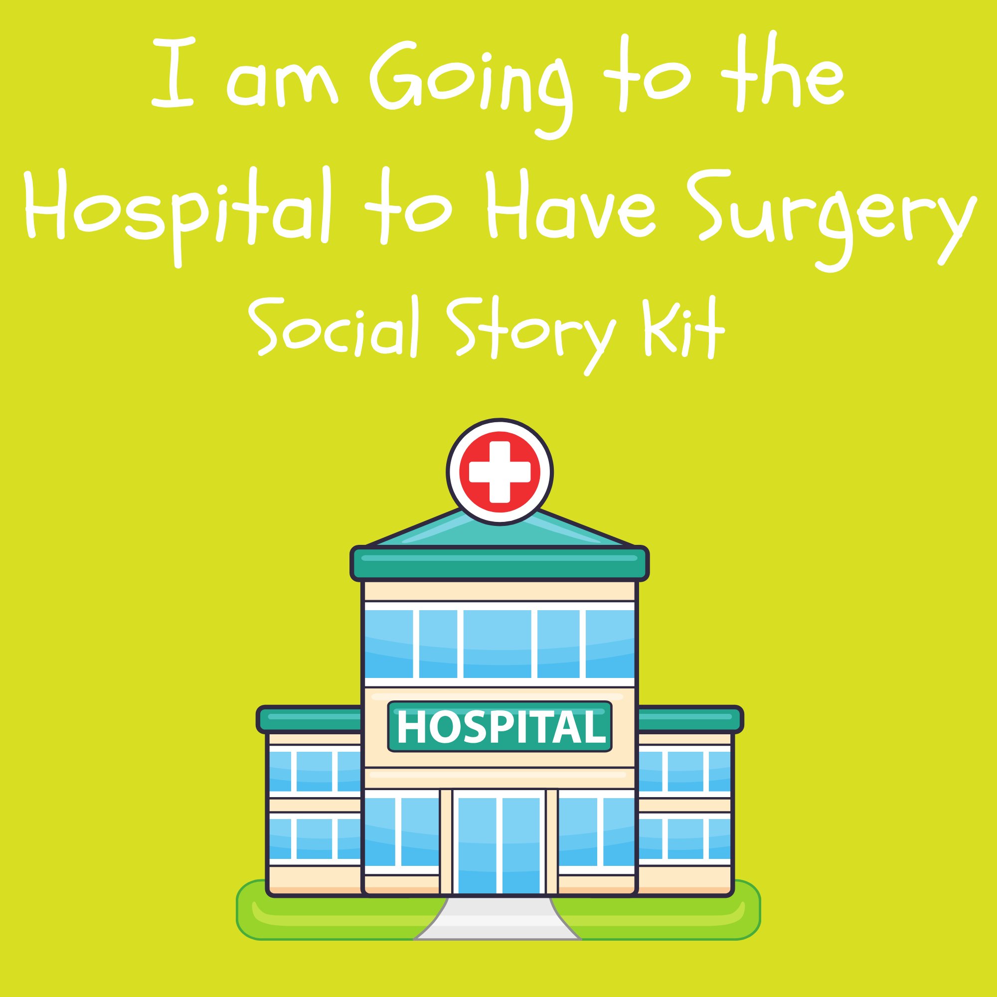 I am Going to the Hospital to Have Surgery kit cover