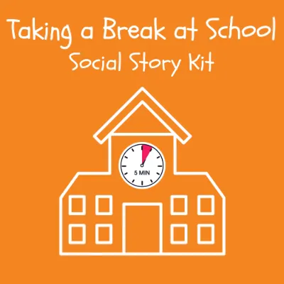 Taking a Break Social at School Story Kit kit cover