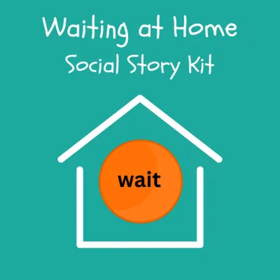 “Waiting” at Home Social Story Kit kit cover